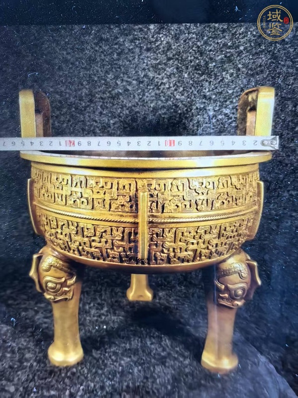 古玩雜項鼎真品鑒賞圖