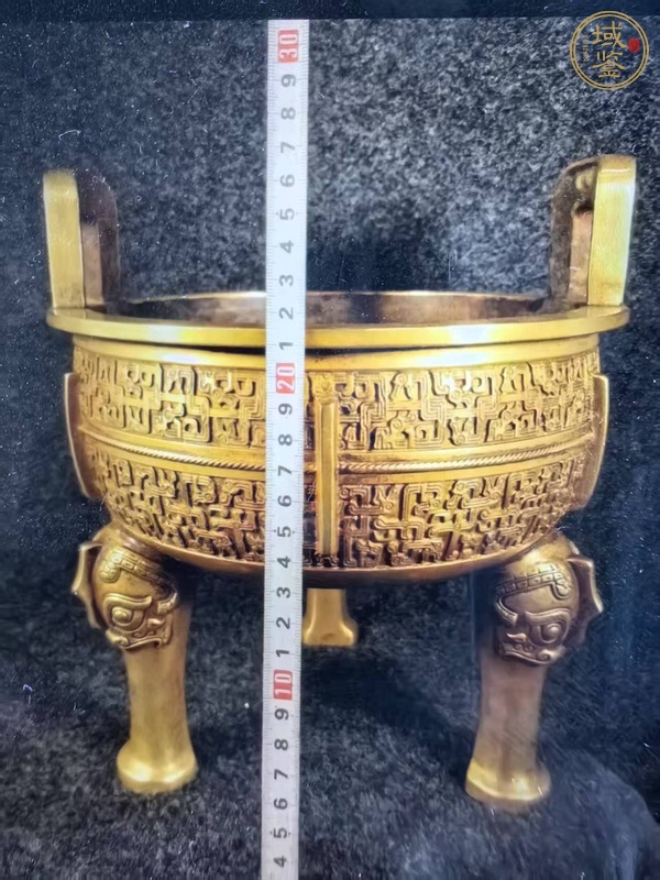 古玩雜項鼎真品鑒賞圖