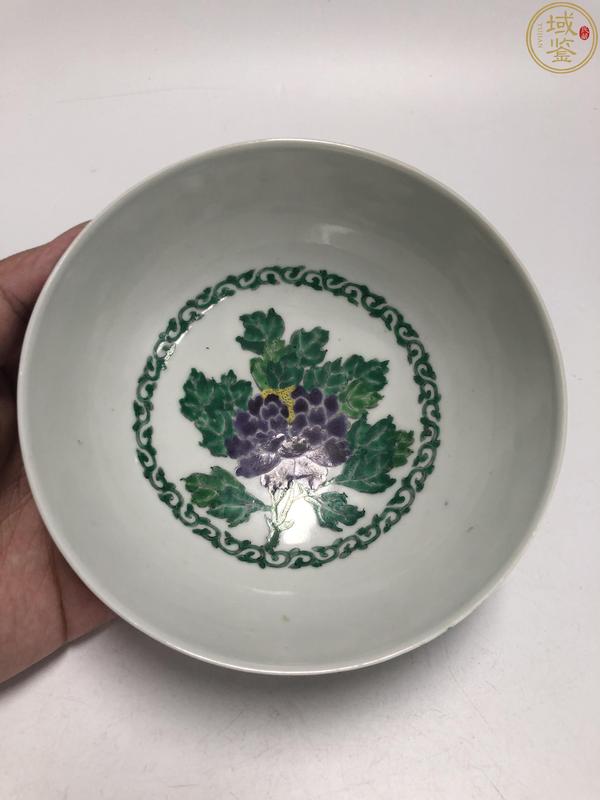 古玩陶瓷清晚期時期斗彩花卉紋碗拍賣,當前價格6666元