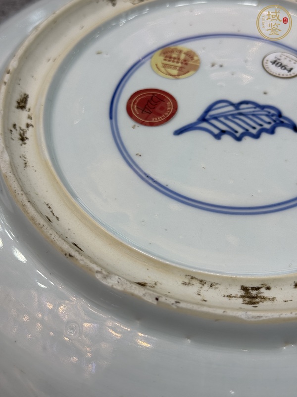 古玩陶瓷粉彩盤真品鑒賞圖