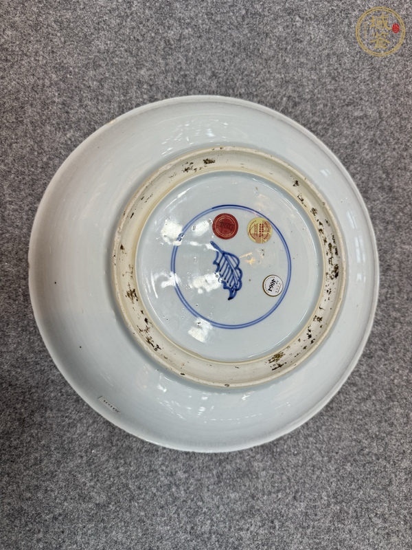 古玩陶瓷粉彩盤真品鑒賞圖