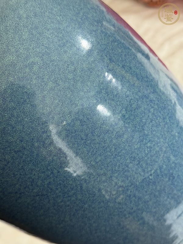 古玩陶瓷爐鈞釉瓶真品鑒賞圖