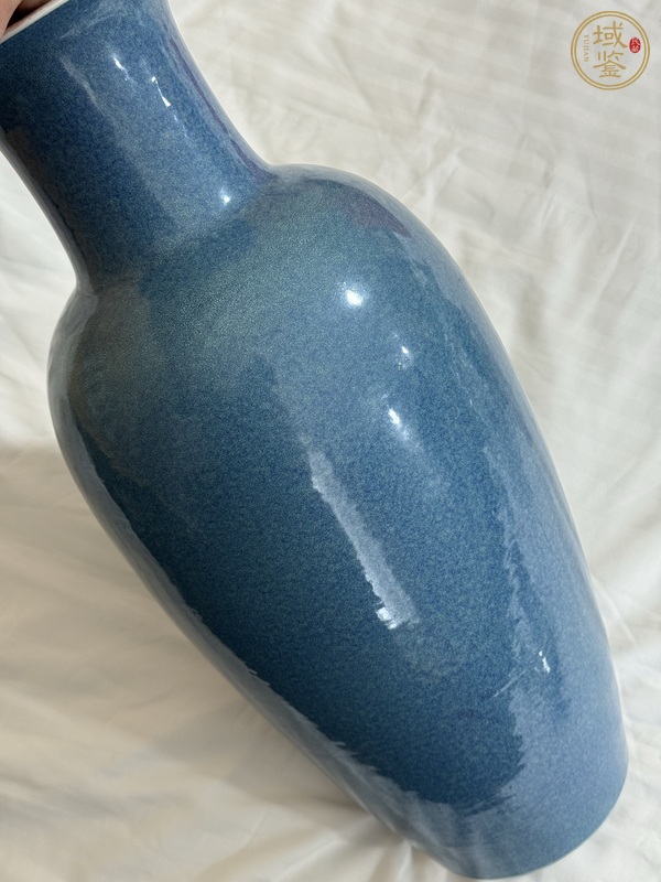 古玩陶瓷爐鈞釉瓶真品鑒賞圖