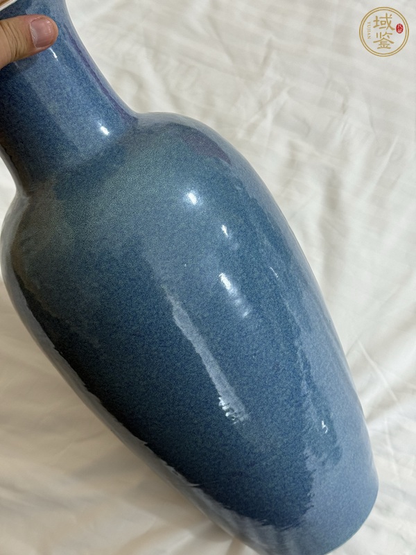 古玩陶瓷爐鈞釉瓶真品鑒賞圖