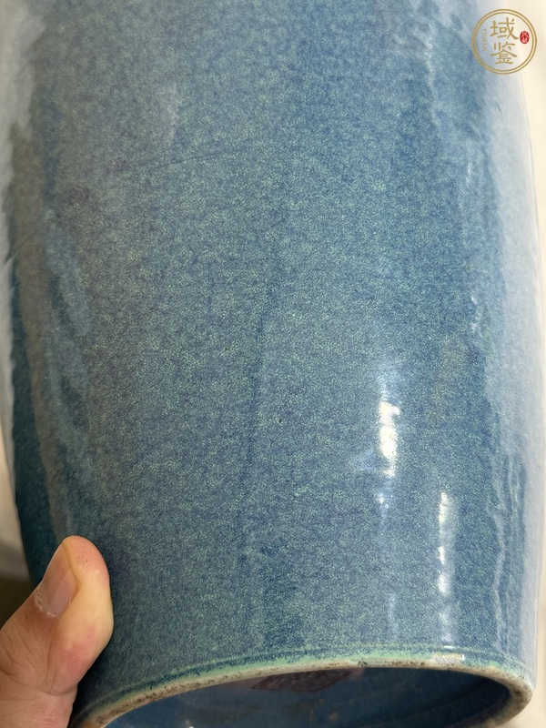 古玩陶瓷爐鈞釉瓶真品鑒賞圖