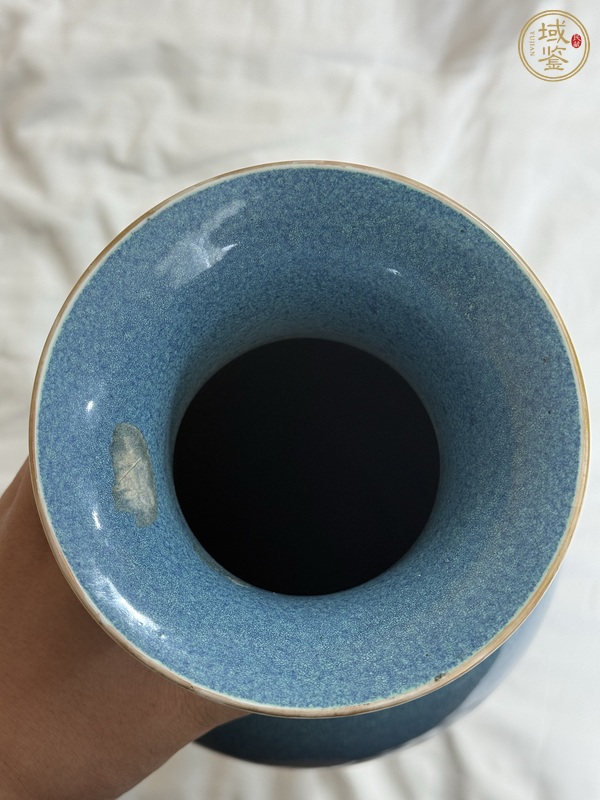 古玩陶瓷爐鈞釉瓶真品鑒賞圖