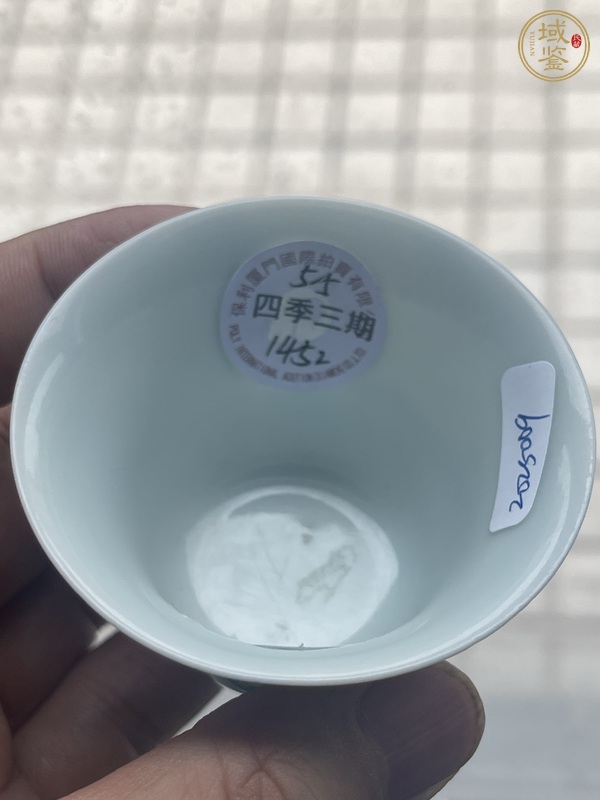 古玩陶瓷清早期青花盞真品鑒賞圖