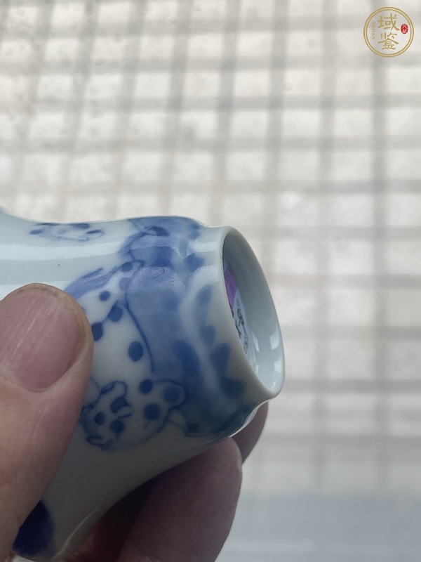古玩陶瓷清早期青花盞真品鑒賞圖