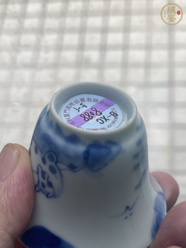 古玩陶瓷清早期青花盞真品鑒賞圖