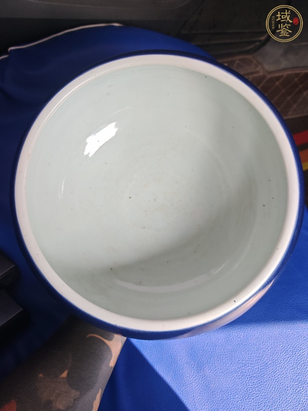 古玩陶瓷祭藍釉爐真品鑒賞圖