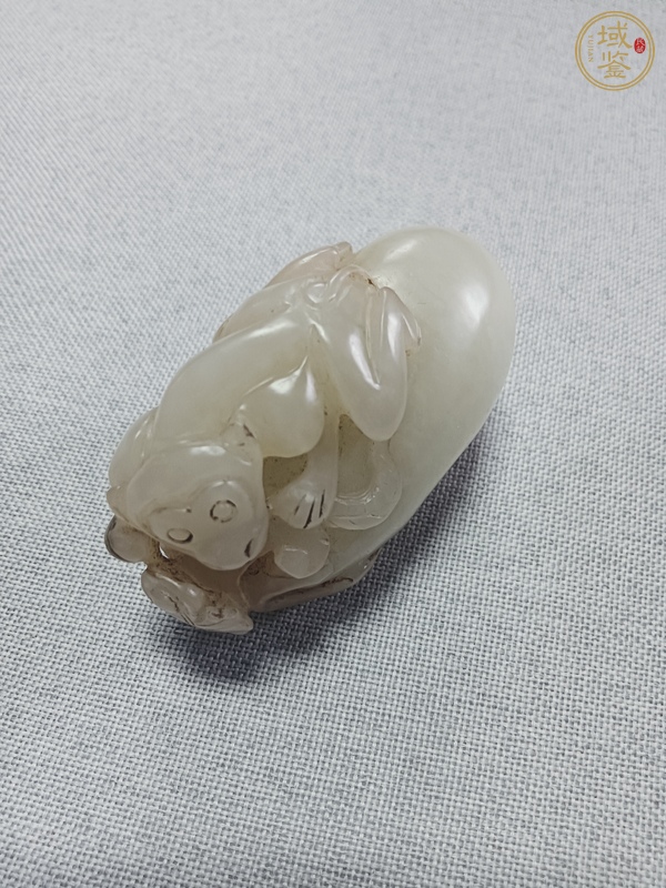 古玩玉器和田玉雕“瓜果墜”真品鑒賞圖