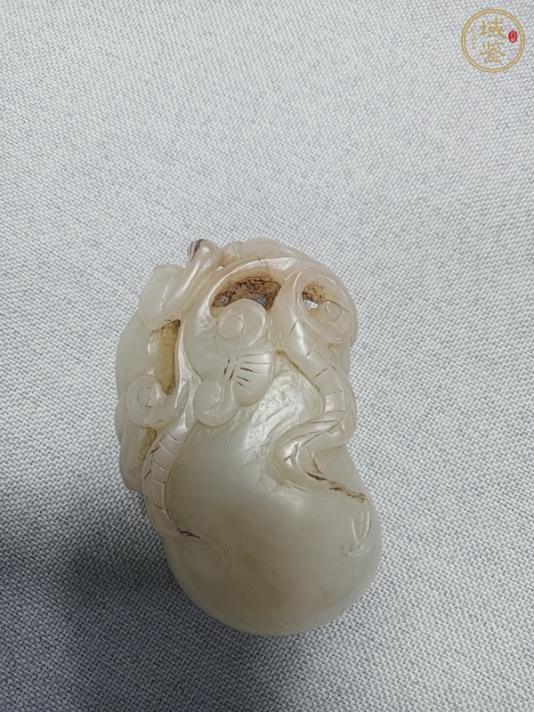 古玩和田玉雕“瓜果墜”真品鑒賞圖