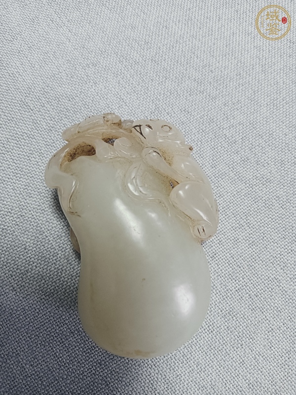 古玩玉器和田玉雕“瓜果墜”真品鑒賞圖