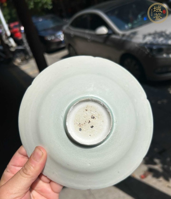 古玩陶瓷湖田窯刻花盤真品鑒賞圖