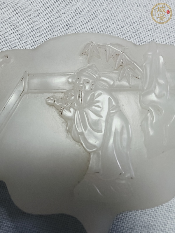 古玩玉器和田玉雕“福如意牌”真品鑒賞圖