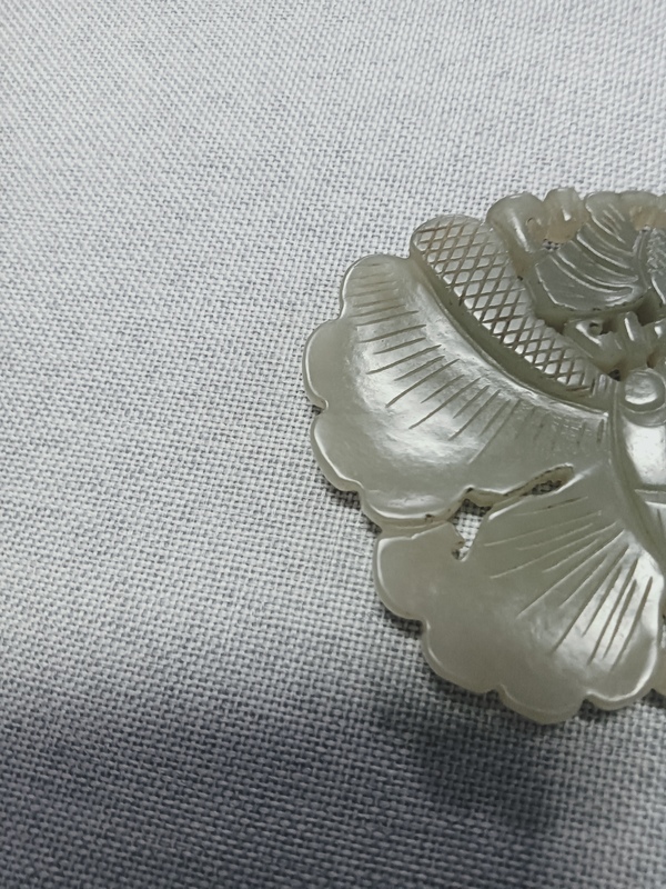 古玩玉器和田玉雕“蝴蝶佩”拍賣，當前價格3300元