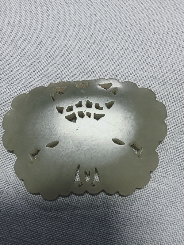 古玩玉器和田玉雕“蝴蝶佩”拍賣，當前價格3300元