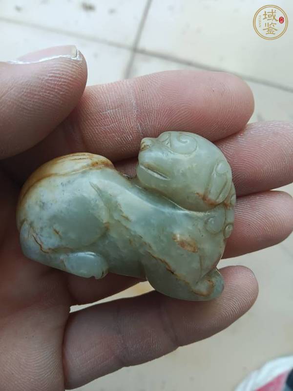 古玩玉器提油仿古“玉獸”真品鑒賞圖