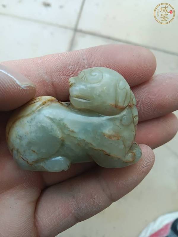 古玩玉器提油仿古“玉獸”真品鑒賞圖
