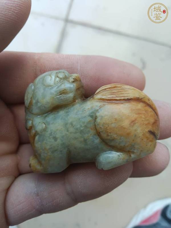 古玩玉器提油仿古“玉獸”真品鑒賞圖