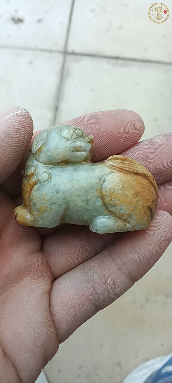 古玩玉器提油仿古“玉獸”真品鑒賞圖