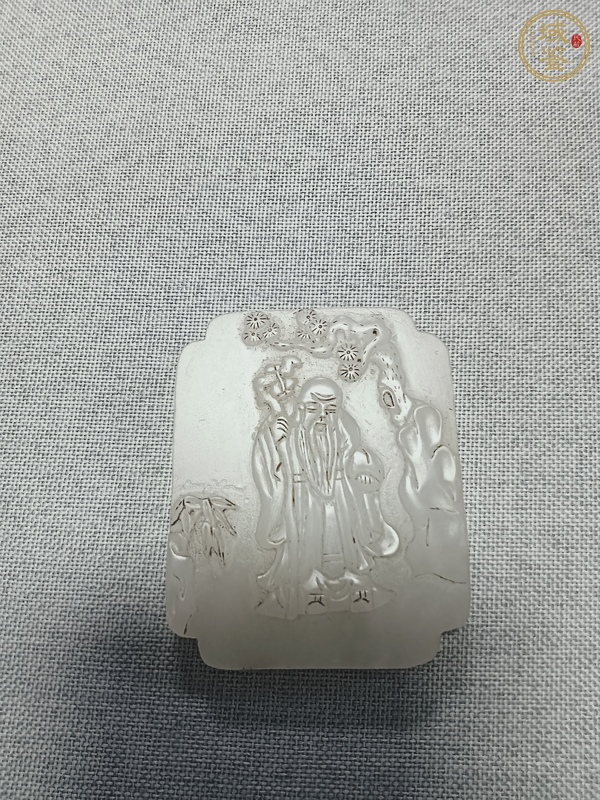 古玩玉器壽星真品鑒賞圖