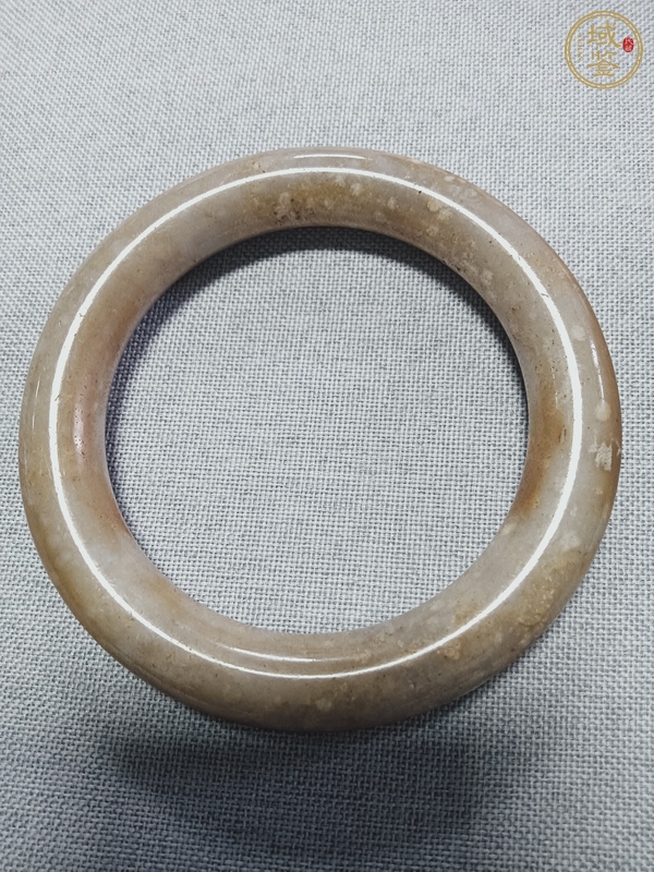 古玩玉器和田玉雕“素紋手鐲”真品鑒賞圖