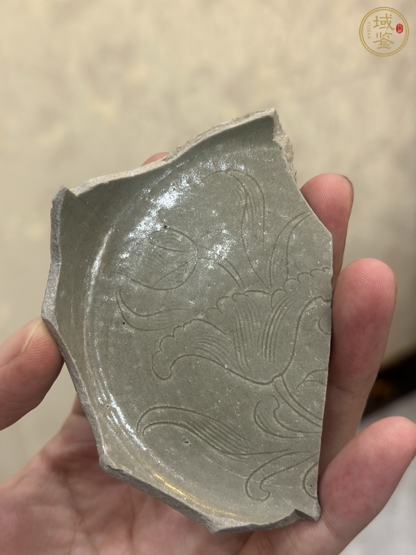 古玩陶瓷越窯瓷片真品鑒賞圖
