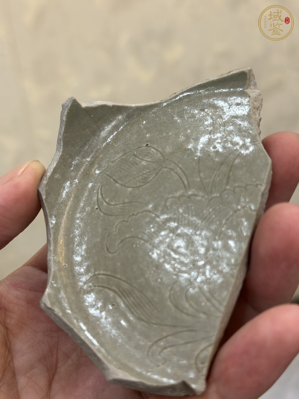 古玩陶瓷越窯瓷片真品鑒賞圖