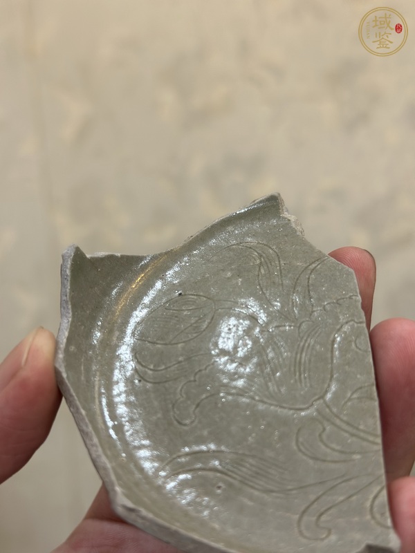 古玩陶瓷越窯瓷片真品鑒賞圖