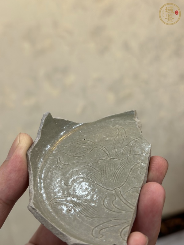 古玩陶瓷越窯瓷片真品鑒賞圖
