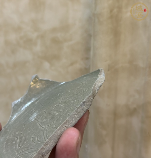 古玩陶瓷越窯瓷片真品鑒賞圖