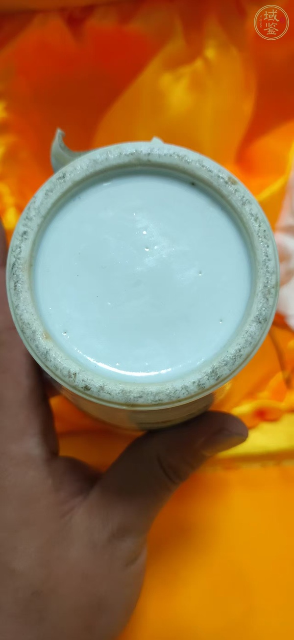 古玩陶瓷五彩小棒槌瓶真品鑒賞圖