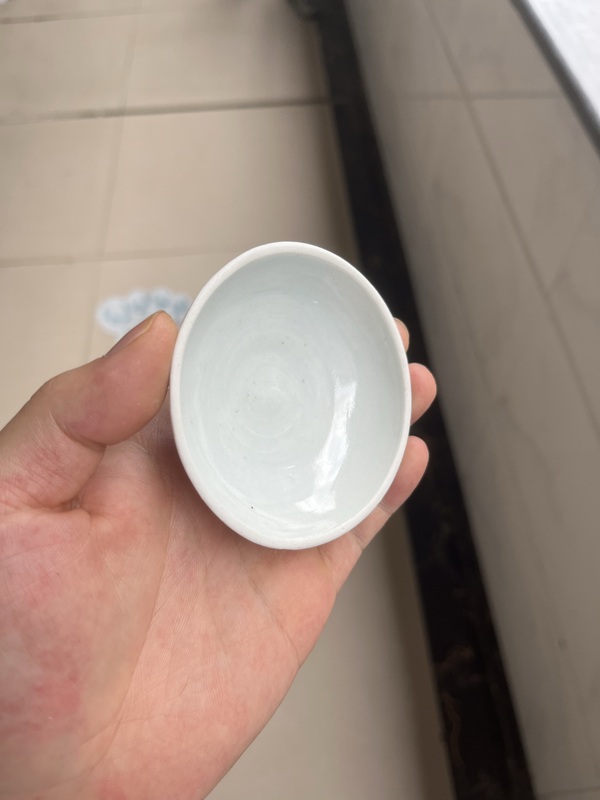古玩陶瓷明代青白釉盤子拍賣,當前價格0元