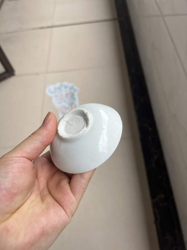 古玩陶瓷明代青白釉盤子拍賣,當前價格0元