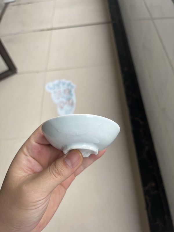 古玩陶瓷明代青白釉盤子拍賣,當前價格0元