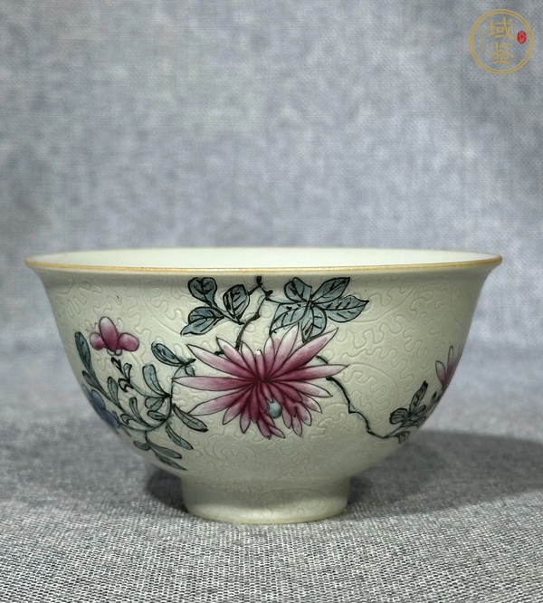 古玩粉彩杯真品鑒賞圖