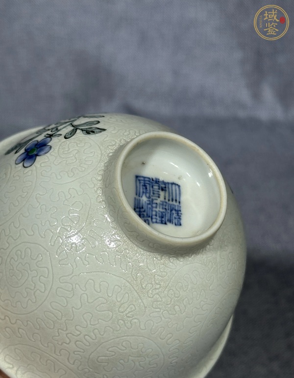 古玩陶瓷粉彩杯真品鑒賞圖