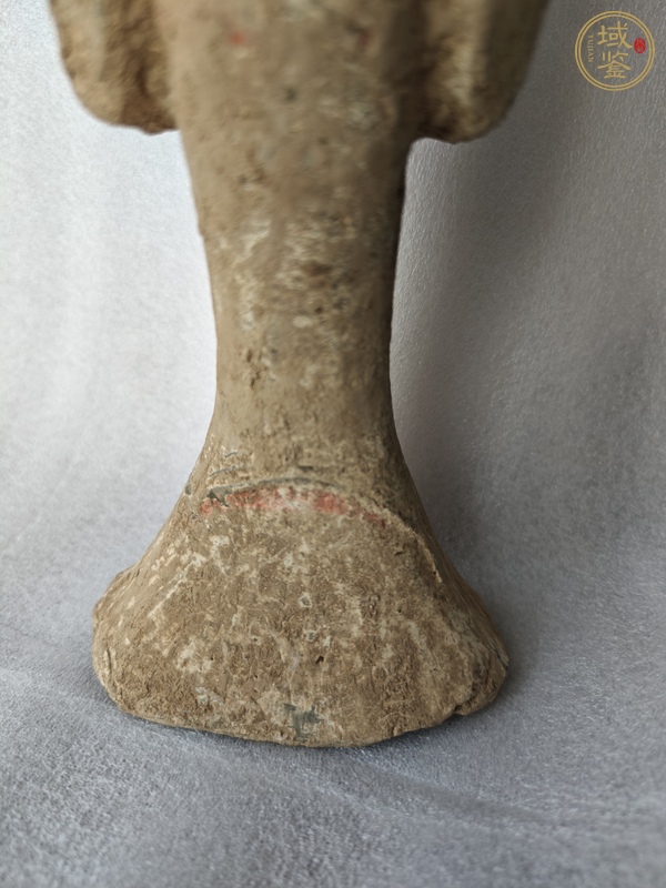 古玩陶瓷喇叭褲俑真品鑒賞圖