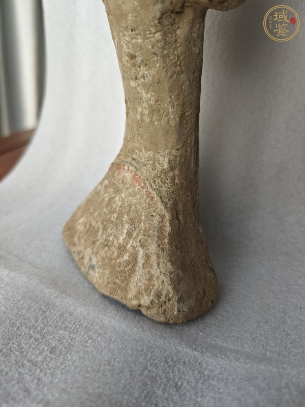 古玩陶瓷喇叭褲俑真品鑒賞圖