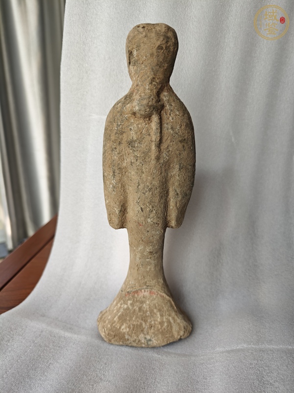古玩陶瓷喇叭褲俑真品鑒賞圖