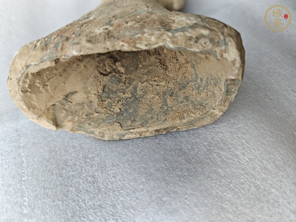 古玩陶瓷喇叭褲俑真品鑒賞圖