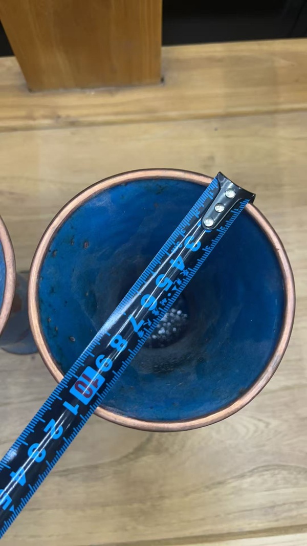 古玩銅器掐絲琺瑯花觚拍賣(mài)，當(dāng)前價(jià)格5600元