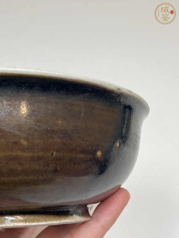 古玩陶瓷褐釉碗真品鑒賞圖