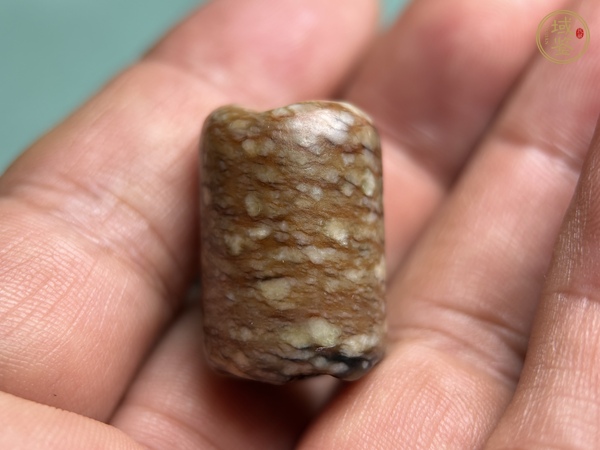 古玩玉器商周和田玉勒子真品鑒賞圖