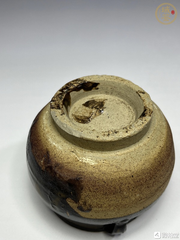 古玩陶瓷磁州窯醬釉雙系罐真品鑒賞圖