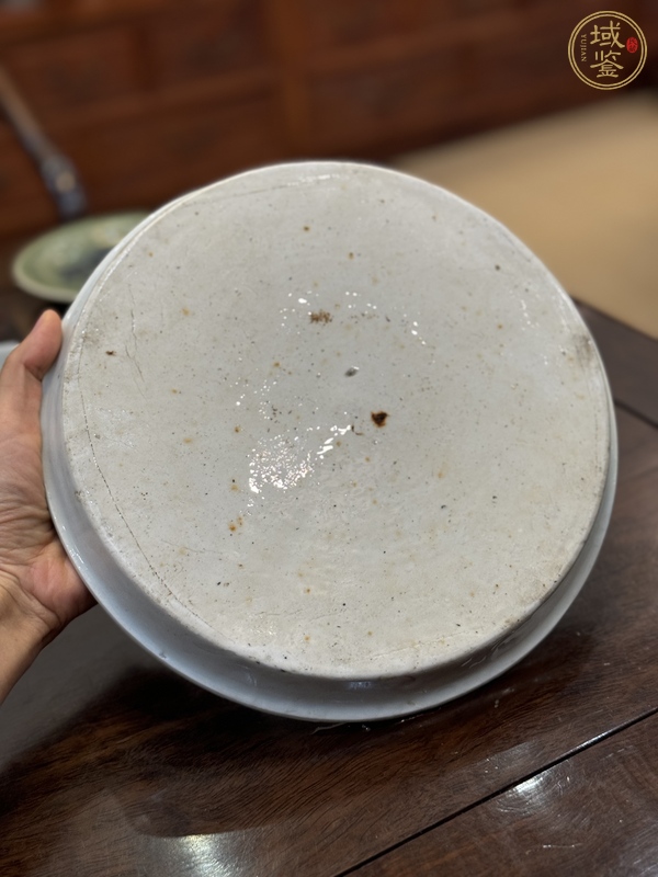 古玩陶瓷白釉盤真品鑒賞圖