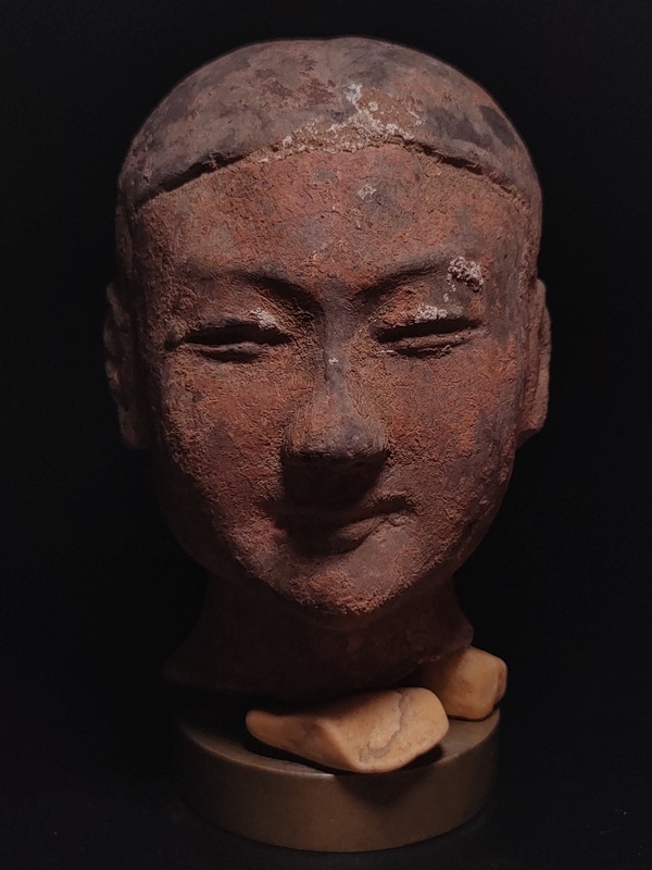 古玩陶瓷陶俑~東方微笑拍賣，當前價格8888元