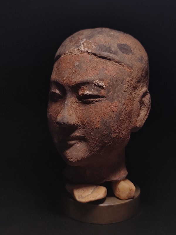 古玩轉賣陶俑~東方微笑拍賣，當前價格128元