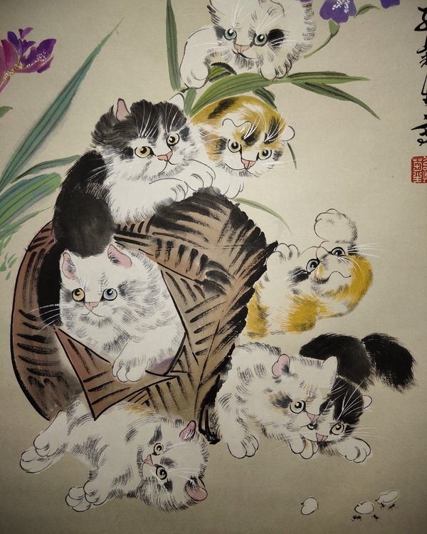古玩字畫孫菊生群嘻戲圖拍賣,當前價格8999元